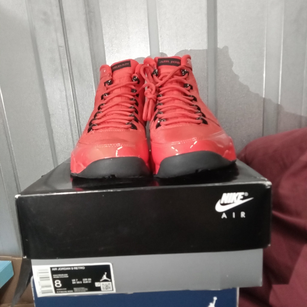 Nike Air Red High-Top Sneakers